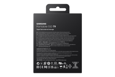 SSD i jashtëm Samsung T9, 1TB, USB 3.2, i zi