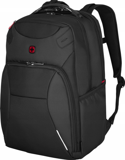 Çantë shpine Wenger Cosmic, 17", për laptop, e zezë