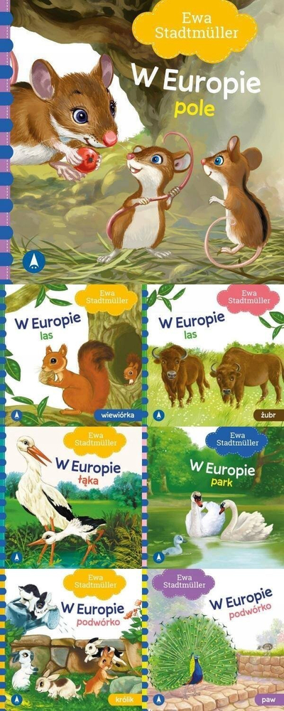 Libër për kalamoj Skrzat In Europe The Forest The Squirrel, në polonisht, paperback