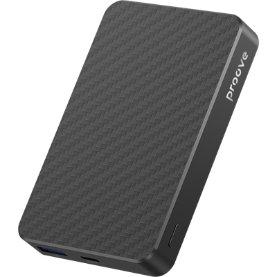 Powerbank Proove Carbon Slim MagSafe, 10000mAh, 22.5W, e zezë