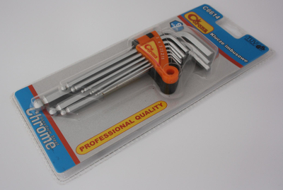 Set çelësa imbus Corona C6614, 1.5-10mm, 9 copë, metalik