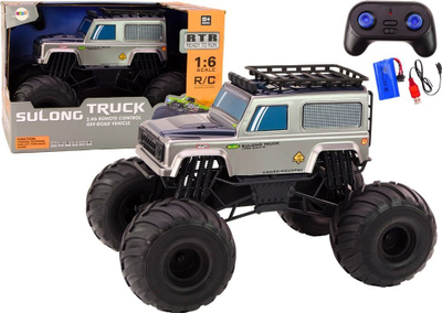 Makinë lodër SUV me telekomandë, 1:6, 2.4G RC, gri