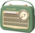Radio portabël TechniSat Transita 130, DAB+ FM Bluetooth, 5W, jeshile