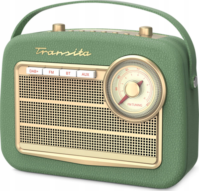 Radio portabël TechniSat Transita 130, DAB+ FM Bluetooth, 5W, jeshile