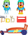 Set lodrash Bluey Rusty dhe Bluey Go Kart, 2 kukulla 2.5–3\", me gjëra shtesë, me gjithë ngjyra