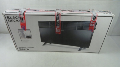 Ngrohës muri Black+Decker BXCSH1800E, 1800W, ekran digjital, i zi