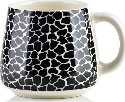 Filxhan porcelani MONDEX VI, 500ml, dekor bardh e zi