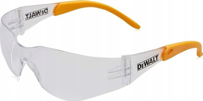 Syze mbrojtëse DeWalt DPG54 Protector, xhama të qartë, skelet i verdhë