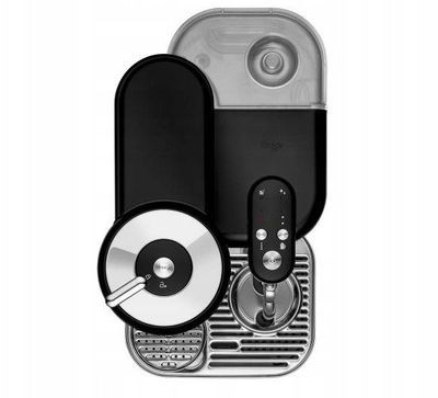 Aпарат за кафе со капсули Nespresso Vertuo Creatista Sage, 2L, нерѓосувачки челик, сребрена со црна