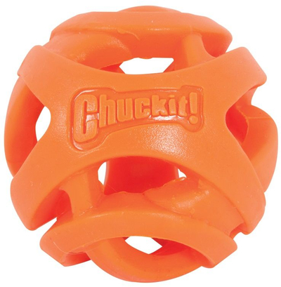 Топка играчка за кучиња Chuckit Breathe Right Medium, дијаметар 6.5 cm, портокалова