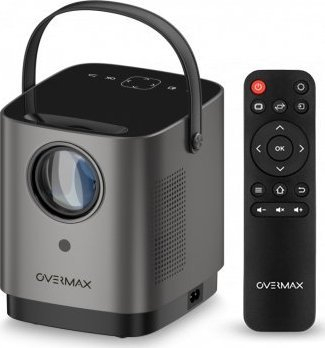 Projektor i vogël portabel Overmax Multipic 3.6, LED, HD, WiFi, gri