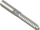 Vidë dyfillëshe Niczuk WK-8X120, M8 x 120mm, çelik i zinkuar