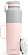 Set shishe dhe filxhan termik Asobu Twin Pack, 900 ml, 600 ml, rozë