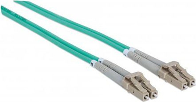 Kabllo fibër optike Intellinet OM3, LC LC Duplex, 3m, blu