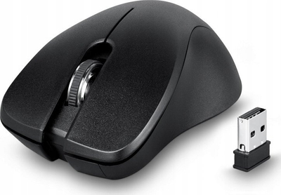 Maus wireless Perixx PERIMICE-621, optik 1600dpi, 2.4 GHz, i zi, klik i qetë