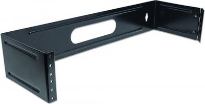 Mbajtës mur për rrjet Intellinet 19" Hinged Wall Bracket, 2U, i zi