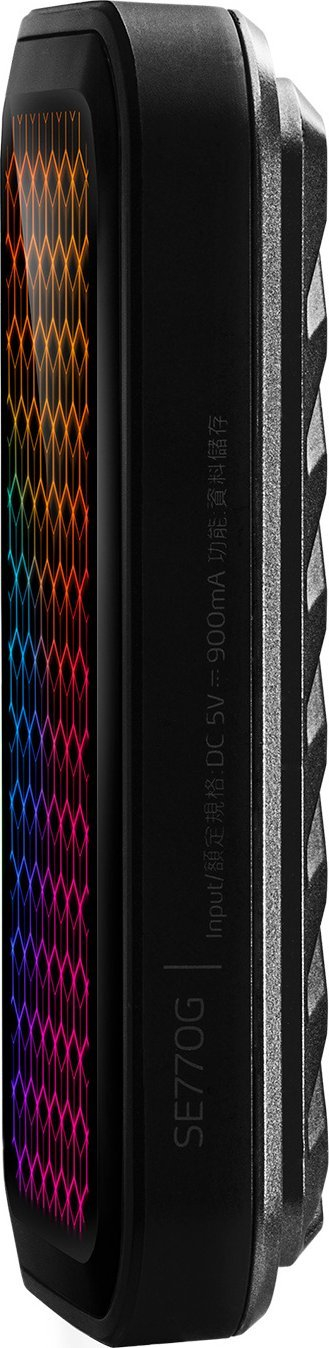 SSD i jashtëm ADATA SE770G, USB 3.2 Gen 2 Type C, RGB, i zi