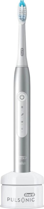 Furçë për dhëmbë Oral-B Pulsonic Slim Luxe 4000, e argjendtë