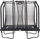 Trampolinë Salta Premium Black Edition, drejtkëndore 7ft x 5ft, me rrjetë mbrojtëse, e zezë