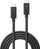 Kabllo Lindy Thunderbolt 3, USB Type C në USB Type C, 2 m, e zezë