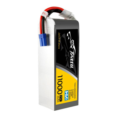 Bateri LiPo RC Tattu 6S1P, 11000mAh, 22.8V, HV 25C
