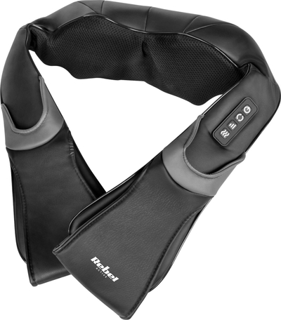 Masazhator për shpinë dhe qafë Rebel Active RBA-6009, 8 koka shiatsu, funksion ngrohje, gri