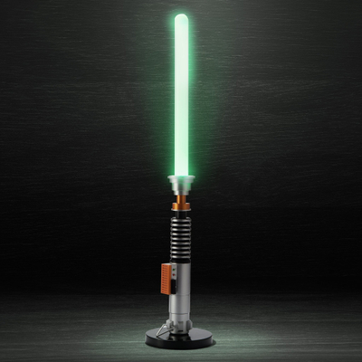 Dekor tavoline Ukon!c Star Wars Luke Skywalker Lightsaber, dritë ambienti, jeshile