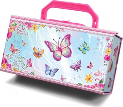 Kuti bizhuterish Pecoware Butterflies, me bravë kombinimi, me byzylyk charms, shumëngjyrëshe