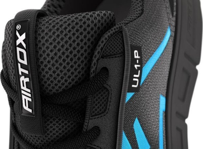 Këpucë sigurie Airtox UL1-P, Whitelayer, Carbon Fiber Extreme, të zeza, nr 37