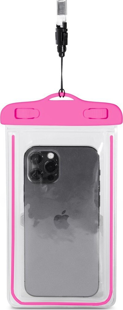 Qese universale uji për telefon PVC, 175x105 mm, me varëse, rozë