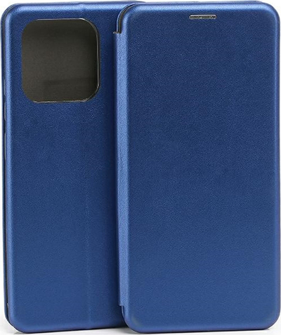 Etui libri Beline për Xiaomi 12C, magnetik, me xhep karta, blu