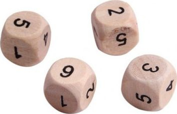 Lojë balance druri Jokomisiada Wobbly Tower GR0189, 54 tulla, me zare, ngjyrë druri natyrale