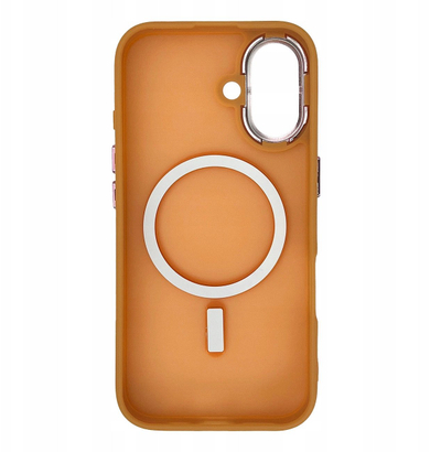 Капак за телефон Wozinsky Fashion Case MagSafe за Samsung Galaxy S25, TPU, со MagSafe, портокалов