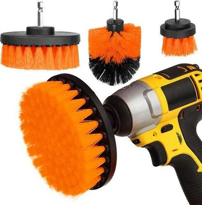 Set furçash pastrimi për trapan, 4 copë, universal, shumëngjyrësh