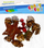 Set dekorativ me kallëpe pishe Craft with Fun DEC Nature Pinecone ACC, 14 copë, ngjyrë natyrale