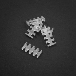Комплет чешли за кабли King Mod Services, 5 парчиња, транспарентни