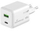Karikues MediaRange MRMA113-2, 1 port USB, i vogël, i bardhë