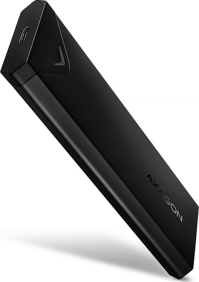 Kuti e jashtme SSD Axagon EEM2-UB2 ARROW, M.2 NVMe, USB C 3.2 Gen2, alumini, e zezë