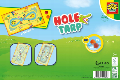 Tapet loje SES Creative 02285 Hole Tarp Whitewater Course, për 2 4 fëmijë, lojë interaktive, shumëngjyrësh
