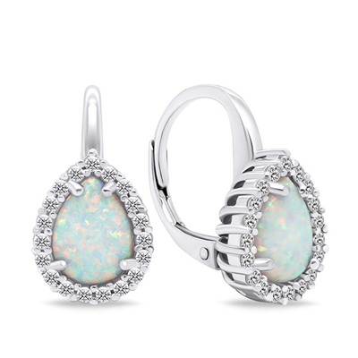 Vathё Brilio Silver Opals EA636W