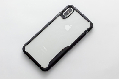 Kapak telefoni MyScreen REVO për iPhone 13 Pro Max, prej TPU, ngjyrë grafit e zezë