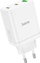 Karikues Hoco N33 për në prizë, 2x USB‑C, USB‑A, 35W, i bardhë