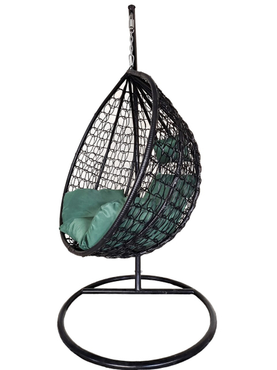 Luhatëse kopshti Heinner Linea, 115x68x195 cm, kapacitet 100 kg, e zezë jeshile