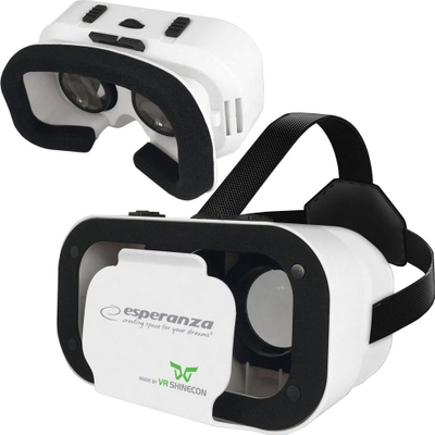 VR очила Esperanza EMV400, за смартфон 4.7" 6", прилагодување на леќи, црни