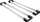 Aksesori i lavamanit Blanco Top Rails 235906, çelik inox, 416 x 60 mm, ngjyrë argjendi