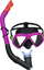 Сет за нуркање за деца Pink Diving Set, маска и шнорхел, розова
