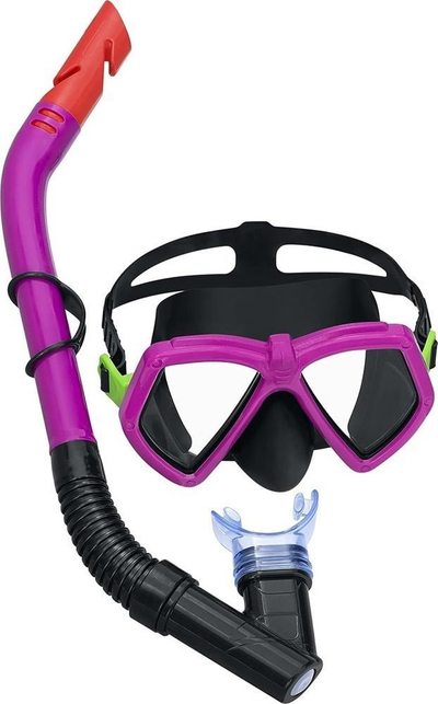 Сет за нуркање за деца Pink Diving Set, маска и шнорхел, розова