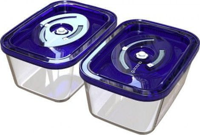 Set ena qelqi me vakum Guzzanti GZ 3062, 2 copë, 1500 ml, kapak vjollcë