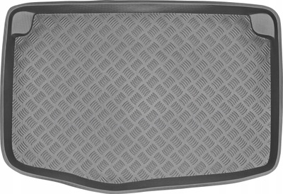 Tapet bagazhi MIX-PLAST për Mazda 2 II Hatchback 2014+, gomë, i zi