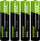 Green Cell HR03 (AAA) повторно наполнлива батерија, NiMH, 950 mAh, 1.2 V, 4 pcs